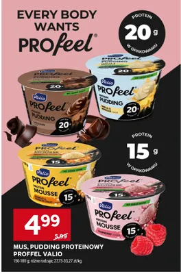 Pudding proteinowy Valio PROfeel czekoladowy promocja w Stokrotka