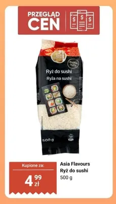 Ryż do sushi Asia Flavours promocja w Biedronka