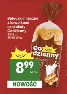Bułeczki mleczne z kawałkami czekolady Codzienny promocja w Delikatesy Centrum
