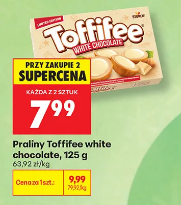 Praliny Toffifee white chocolate promocja w Biedronka