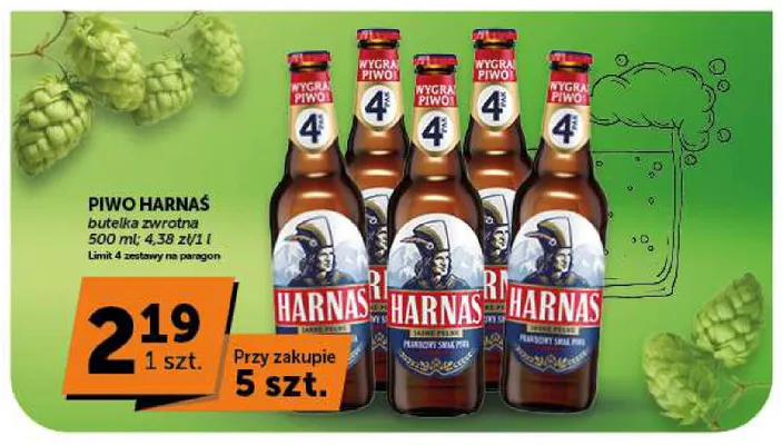Piwo Harnaś promocja w Euro Sklep