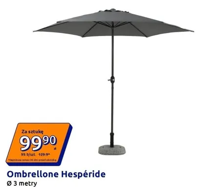 Parasol ogrodowy Ombrellone Hespéride Ø 3 metry promocja w Action