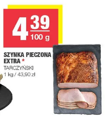 Szynka pieczona extra Tarczyński promocja w SPAR