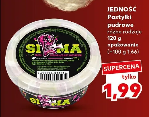 Pastylki pudrowe Jedność promocja w Kaufland