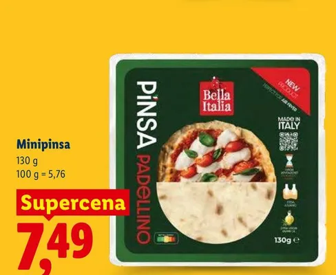Minipinsa Bella Italia promocja w Lidl