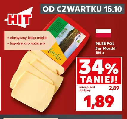 Ser Morski Mlekpol promocja w Kaufland