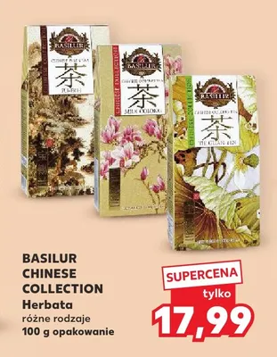 Herbata Basilur Chinese Collection Tie Guan Yin promocja w Kaufland