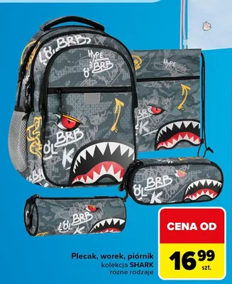 Plecak kolekcja SHARK promocja w Carrefour