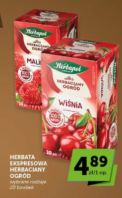 Herbata ekspresowa Herbaciany Ogród promocja w Groszek