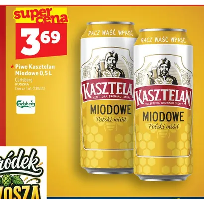 Piwo Kasztelan Miodowe promocja w TOPAZ