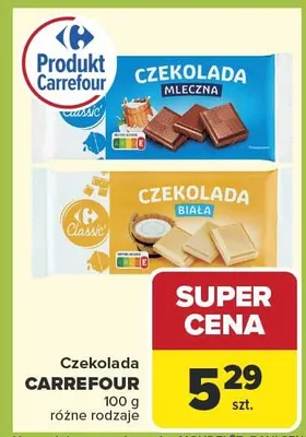 Czekolada mleczna promocja w Carrefour