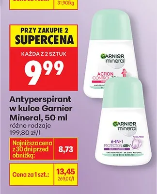Antyperspirant w kulce Mineral różne rodzaje promocja w Biedronka