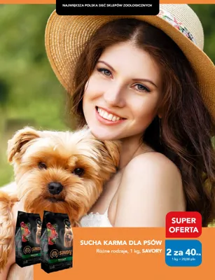 Sucha karma dla psów SAVORY promocja w Aquael zoo