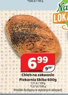 Chleb na zakwasie Piekarnia Skiba promocja w Delfin