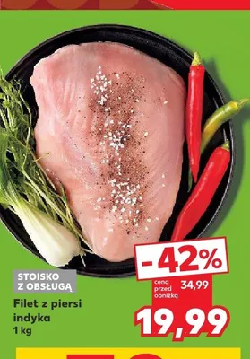 Filet z piersi indyka promocja w Kaufland