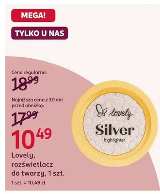 Rozświetlacz do twarzy promocja w Rossmann