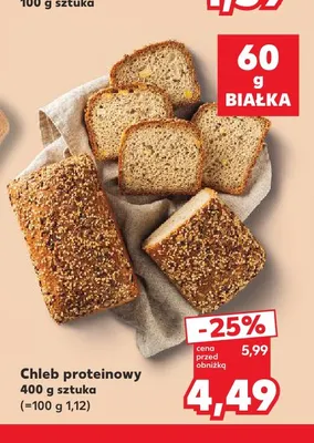 Chleb proteinowy promocja w Kaufland