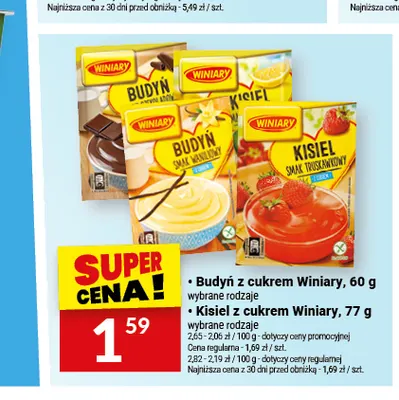 Budyń z cukrem Winiary promocja w Twój Market