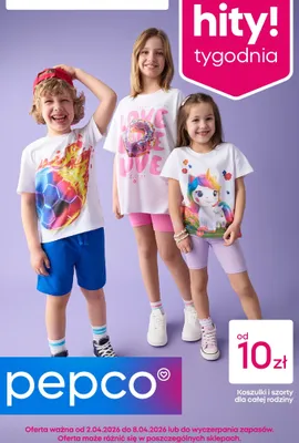 Koszulki i szorty dla całej rodziny - cena od:  promocja w Pepco