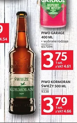 Piwo Kormoran Świeże promocja w Selgros