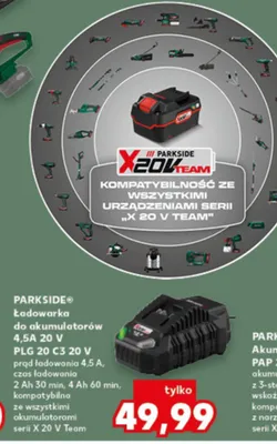 Ładowarka do akumulatorów 4,5A 20 V PLG 20 C3 20 V promocja w Kaufland
