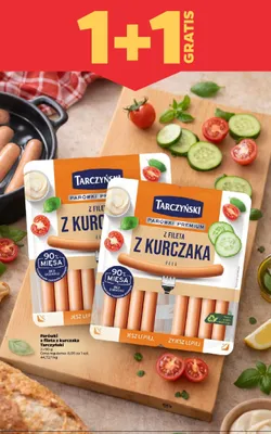 Parówki z fileta z kurczaka promocja w Netto