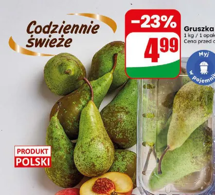 Gruszki promocja w Dino