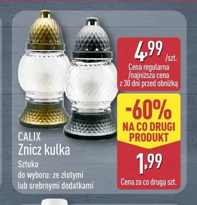 Znicz kulka Calix promocja w Aldi