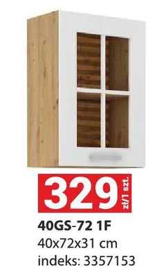 Szafka 40GS-72 1F 40x72x31cm promocja w Merkury Market