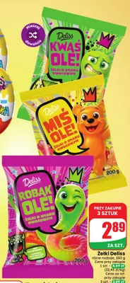 Żelki Deliss Miś Ole! promocja w Dino