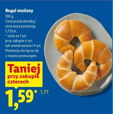 Rogal maślany promocja w Lidl