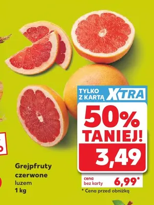 Grejpfruty czerwone promocja w Kaufland