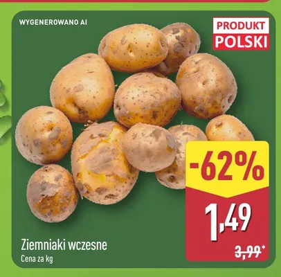 Ziemniaki wczesne promocja w Aldi