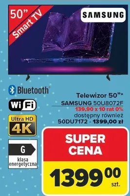 Telewizor 50" 50DU7172 promocja w Carrefour
