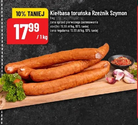 Kiełbasa toruńska Rzeźnik Szymon promocja w POLOmarket