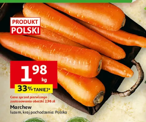 Marchew luzem promocja w Auchan