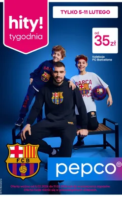Odzież kolekcja FC Barcelona promocja w Pepco