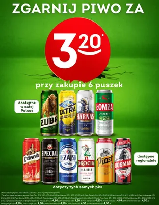 Piwo Bosman Full promocja w Żabka