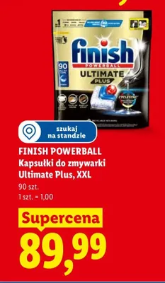 Kapsułki do zmywarki Finish Powerball Ultimate Plus XXL promocja w Lidl