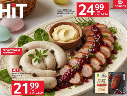 Filet z kaczki z sosem żurawinowym promocja w Selgros