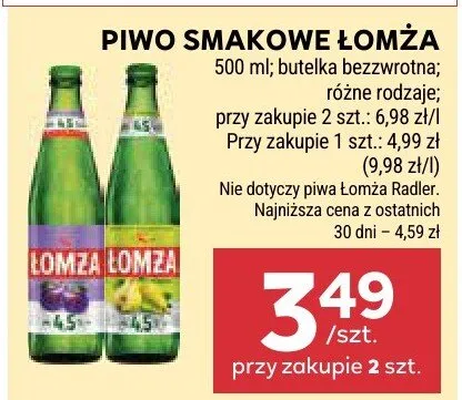 Piwo smakowe promocja w Stokrotka