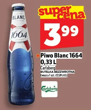 Piwo Blanc 1664 promocja w TOPAZ