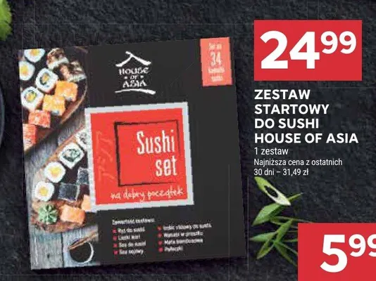 Zestaw startowy do sushi promocja w Stokrotka