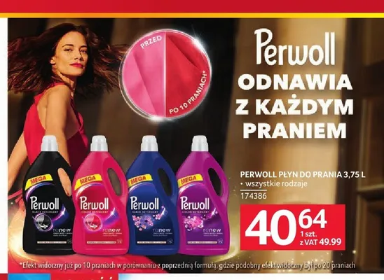 Płyn do prania Perwoll Renew Sport promocja w Selgros