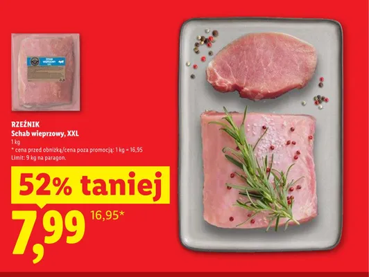 Schab wieprzowy XXL Rzeźnik promocja w Lidl