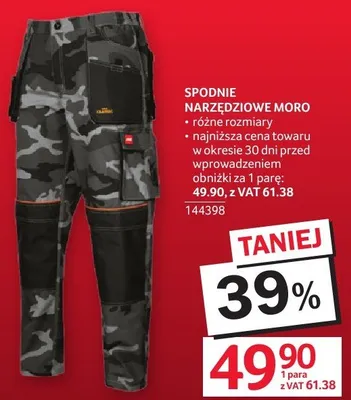 Spodnie narzędziowe Moro 144398 promocja w Selgros