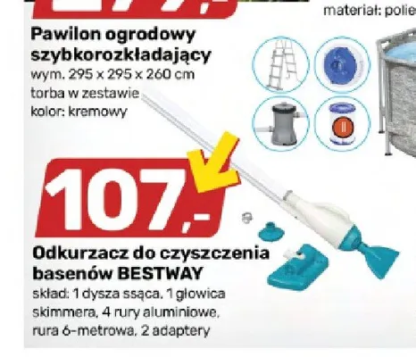Odkurzacz do czyszczenia basenów Bestway promocja w Bricomarche