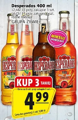 Piwo Desperados Red promocja w Prim Market
