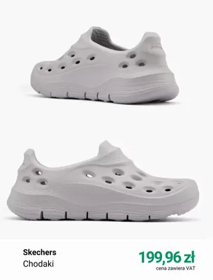 Chodaki Skechers promocja w Deichmann