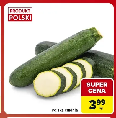 Cukinie polskie promocja w Carrefour Market